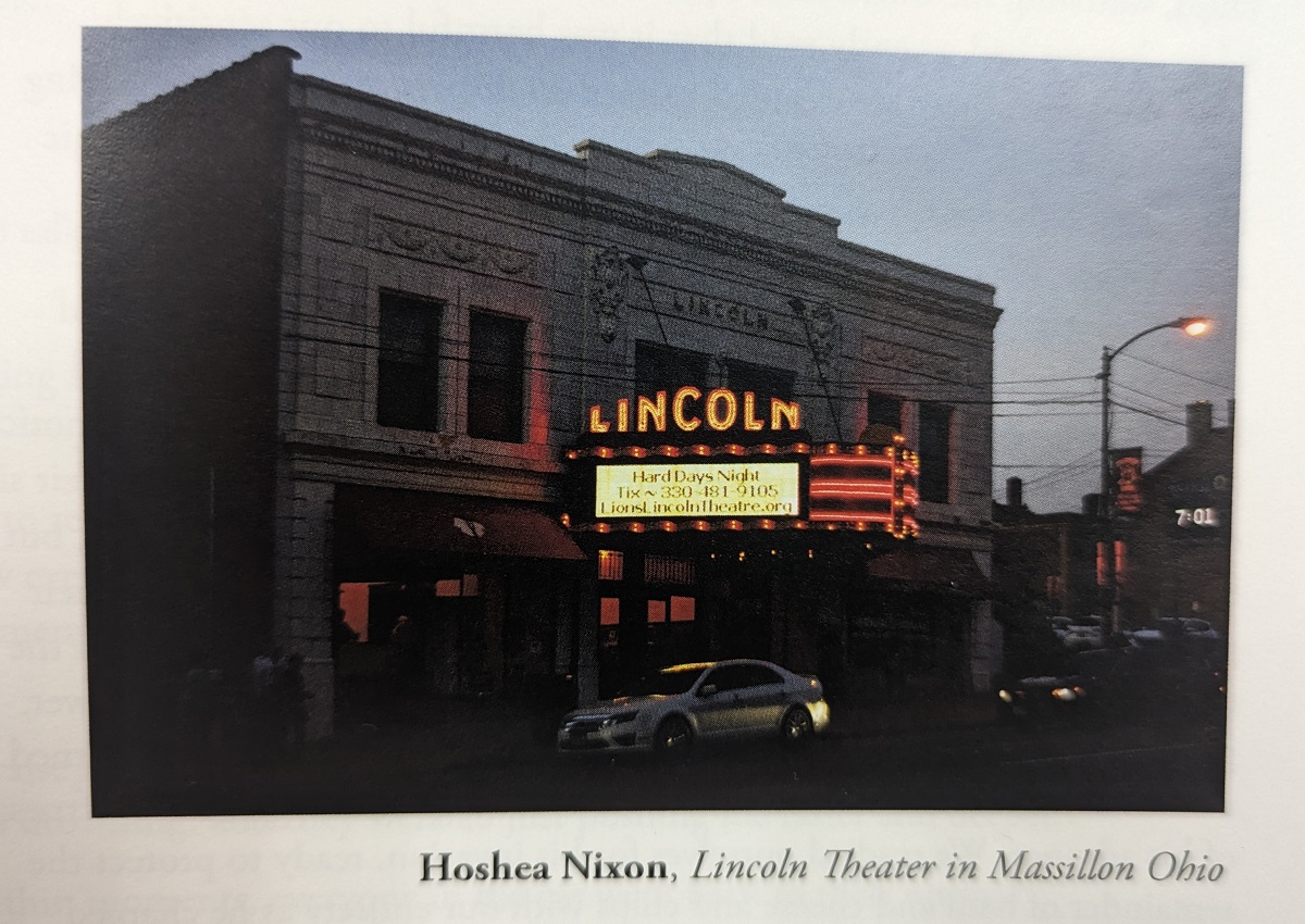 Image of Lincoln Theater at night